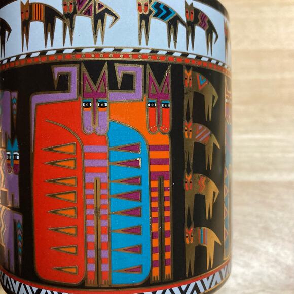 Laurel Burch Egypticats Vintage Cat Mug 14 oz 1990 - Picture 3 of 9